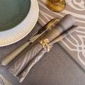 Table napkins  Sud Etoffe "Chamaret" bronze