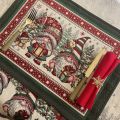 Jacquard placemat "Lutins" from Tissus Toselli in Nice