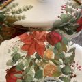 Tessitura Toscana Telerie, linen table runner "Garland Glee"