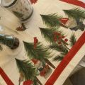 Tessitura Toscana Telerie, linen table runner "Garland Glee"