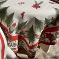 Tessitura Toscana Telerie, linen table runner "Garland Glee"