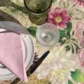 Tessitura Toscana Tellerie, linen tablecloth "la Vie en Rose"