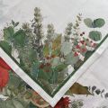 Set of 4 linen napkins "Garland Glee" by Tessitura Toscana Telerie