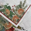 Set of 4 linen napkins "Garland Glee" by Tessitura Toscana Telerie