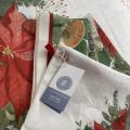 Set of 4 linen napkins "Garland Glee" by Tessitura Toscana Telerie