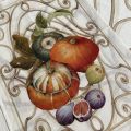 Linen kitchen towel "Cenerentola" figues Tessitura Toscana Telerie