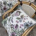 Housse de coussin en lin "Biloba" Tessitura Toscana Telerie