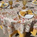 Tessitura Toscana Tellerie, rectangular coton tablecloth "Cardellino"