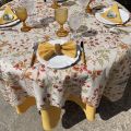 Tessitura Toscana Tellerie, rectangular coton tablecloth "Cardellino"