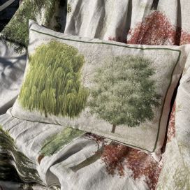 Decorative linen cushion "Greeson" Tessitura Toscana Telerie