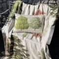 Housse de coussin en lin "Greeson" Tessitura Toscana Telerie