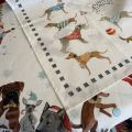 Linen kitchen towel "Best friends Cani" Tessitura Toscana Telerie