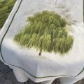 Linen kitchen towel "Greeson" green Tessitura Toscana Telerie