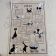 Cotton kitchen towel "Calendrier des chats 2025" Dubout