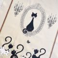 Cotton kitchen towel Galerie de Chats" Dubout