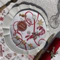 Michel Design Works, lot de 4 petites assiettes "Peppermint"