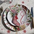 Michel Design Works "Peppermint" Accent plate set