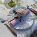 Set of 4 table napkins ring "Bouquet de Fleurs"