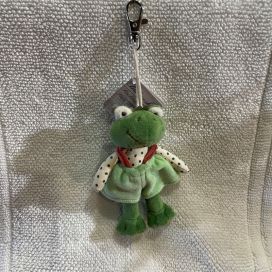 Peluches Bukowski - porte-clé grenouille Prince vert