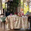 Tessitura Toscana Tellerie, linen tablecloth "Petites Pois"