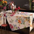 Tessitura Toscana Tellerie, square linen tablecloth "Antea"