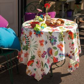 Tessitura Toscana Tellerie, rectangular coton tablecloth "Carel"