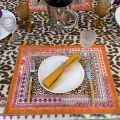 Tessitura Toscana Telerie, rectangular linen tablecloth "Jurta"