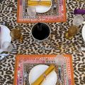 Tessitura Toscana Telerie, rectangular linen tablecloth "Jurta"