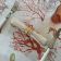 Golden metal Table napkin ring "Corail"