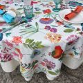 Tessitura Toscana Tellerie, square coton tablecloth "Carel