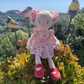 Peluches Bukowski - Poupée Vendela robe fleurie