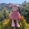 Peluches Bukowski - Poupée Clara robe rose