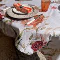 Rectangular coated cotton tablecloth "Ocean"