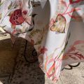 Nappe rectangulaire en coton enduit "Ocean"