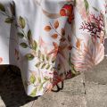 Nappe rectangulaire en coton enduit "Ocean"