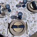 Rectangular coated cotton tablecloth "Melisa"