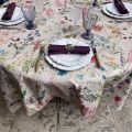 Rectangular coated cotton tablecloth "Venus"