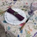 Rectangular coated cotton tablecloth "Venus"
