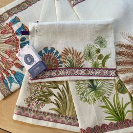 Set of 4 linen napkins "Papyro" by Tessitura Toscana Telerie