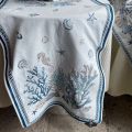 Chemin de table en Jacquard "Seychelles" écru Tissus Tosseli