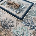 Provence Jacquard placemat "Seychelles" ecru from Tissus Toselli in Nice