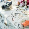 Tessitura Toscana Telerie, nappe rectangulaire en coton "Bikers"