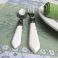 Cutlery Set (48 pieces) BAROQUE white, from "Côté Table"