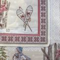Jacquard placemat,"Lugeur" from Tissus Toselli in Nice