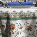 Provence rectangular tablecloth in coated cotton "Beaucaire"