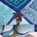 Silvery metal tablecloth pliers  Starfish  SUD ETOFFE