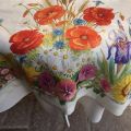 Tessitura Toscana Telerie, linen tablecloth "Floralia"