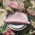 Tessitura Toscana Tellerie, linen tablecloth "la Vie en Rose"