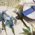 Tessitura Toscana Tellerie, rectangular linen tablecloth "Ibisco"