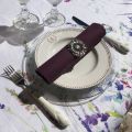 Tessitura Toscana Tellerie, square linen tablecloth "Spigo"